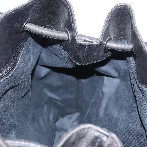 GUCCI GG Canvas Tote Bag Black 101341 Auth 164100