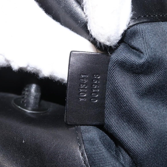 GUCCI GG Canvas Tote Bag Black 101341 Auth 164100