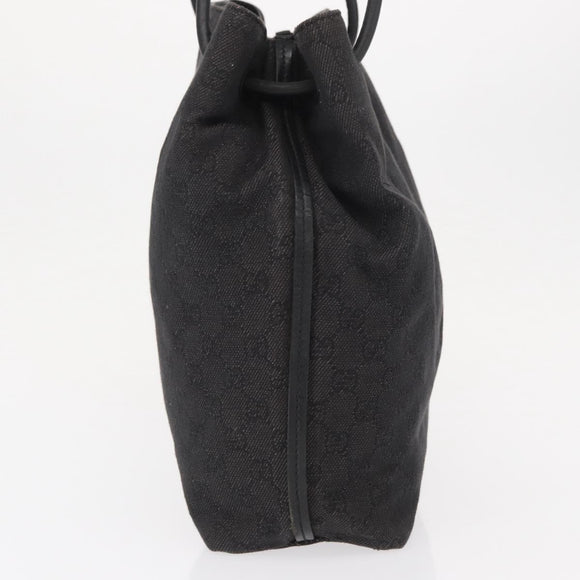 GUCCI GG Canvas Tragetasche Schwarz 101341 Auth 164100