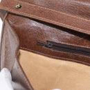 GUCCI GG Supreme Shoulder Bag PVC Beige Gold Auth 164102-21