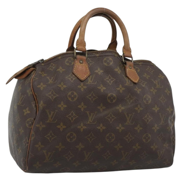 LOUIS VUITTON Monogram Speedy 30 Hand Bag M41526 LV Auth 164106