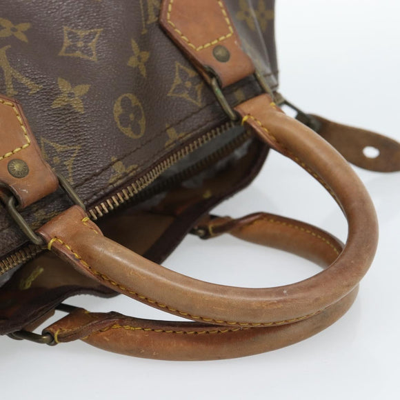 LOUIS VUITTON Monogram Speedy 30 Hand Bag M41526 LV Auth 164106