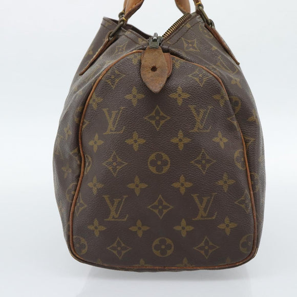 LOUIS VUITTON Monogram Speedy 30 Hand Bag M41526 LV Auth 164106