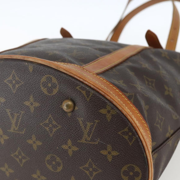 LOUIS VUITTON Monogram Bucket GM Shoulder Bag M42236 LV Auth 164107