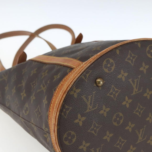 LOUIS VUITTON Monogram Bucket GM Shoulder Bag M42236 LV Auth 164107