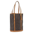 LOUIS VUITTON Monogram Bucket GM Shoulder Bag M42236 LV Auth 164107-1