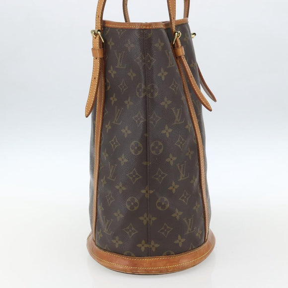LOUIS VUITTON Monogram Bucket GM Shoulder Bag M42236 LV Auth 164107