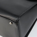 GIVENCHY Hand Bag Leather Black Auth 164116-10