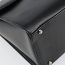 GIVENCHY Hand Bag Leather Black Auth 164116-11