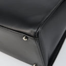 GIVENCHY Hand Bag Leather Black Auth 164116-12