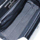 GIVENCHY Hand Bag Leather Black Auth 164116-18