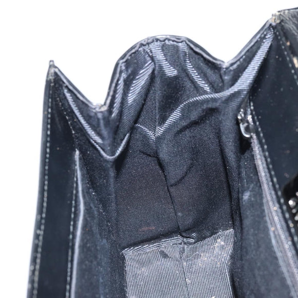 GIVENCHY Hand Bag Leather Black Auth 164116