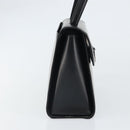 GIVENCHY Hand Bag Leather Black Auth 164116-5