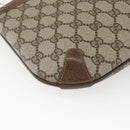 GUCCI GG Supreme Web Sherry Line Bag PVC Beige Gold 904 02 026 Auth 164122-13