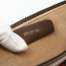 GUCCI GG Supreme Web Sherry Line Bag PVC Beige Gold 904 02 026 Auth 164122-21