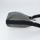 Christian Dior Trotter Canvas Shoulder Bag Navy Silver Auth 164126-4