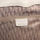 Christian Dior Canage Umhängetasche Leder Elfenbein Silber Auth 164127-19
