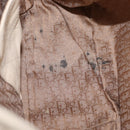 Christian Dior Canage Umhängetasche Leder Elfenbein Silber Auth 164127-11