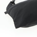 PRADA Shoulder Bag Nylon Black Silver Auth 164134-15