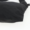 PRADA Shoulder Bag Nylon Black Silver Auth 164134-16