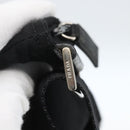 PRADA Shoulder Bag Nylon Black Silver Auth 164134-9