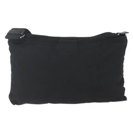 PRADA Shoulder Bag Nylon Black Silver Auth 164134 - 0