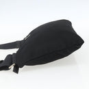 PRADA Shoulder Bag Nylon Black Silver Auth 164134-3