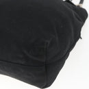 FENDI Tote Bag Black Silver Auth 164135-15