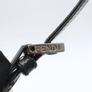 FENDI Tote Bag Black Silver Auth 164135-10
