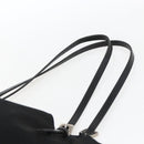 FENDI Tote Bag Black Silver Auth 164135-8
