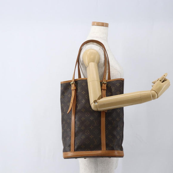 LOUIS VUITTON Monogram Bucket GM Shoulder Bag M42236 LV Auth 164141