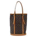 LOUIS VUITTON Monogram Bucket GM Shoulder Bag M42236 LV Auth 164141-13