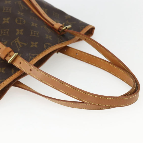 LOUIS VUITTON Monogram Bucket GM Shoulder Bag M42236 LV Auth 164141