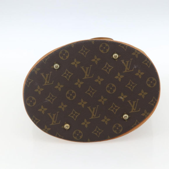 LOUIS VUITTON Monogram Bucket GM Shoulder Bag M42236 LV Auth 164141