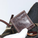 FENDI Zucca Canvas Tote Bag Black Brown Auth 164142-11