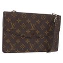LOUIS VUITTON Monogram Double Rabat Shoulder Bag M51815 LV Auth 164147-1