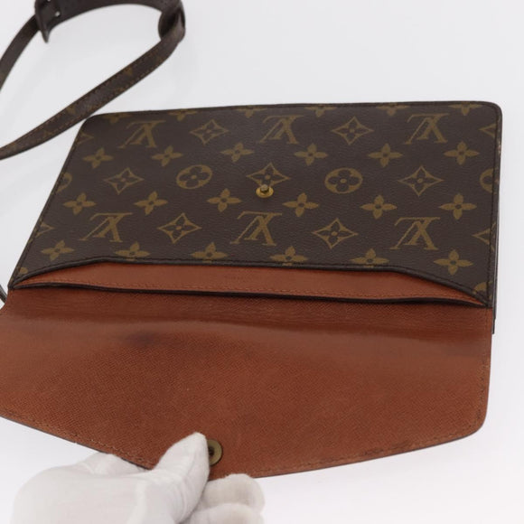 LOUIS VUITTON Monogram Double Rabat Shoulder Bag M51815 LV Auth 164147