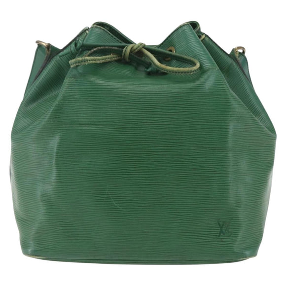 LOUIS VUITTON Epi Petit Noe Shoulder Bag Green M44104 LV Auth 164149