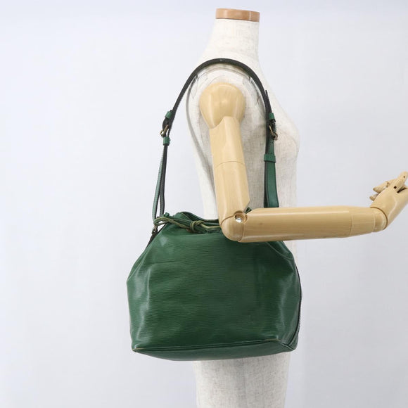 LOUIS VUITTON Epi Petit Noe Shoulder Bag Green M44104 LV Auth 164149