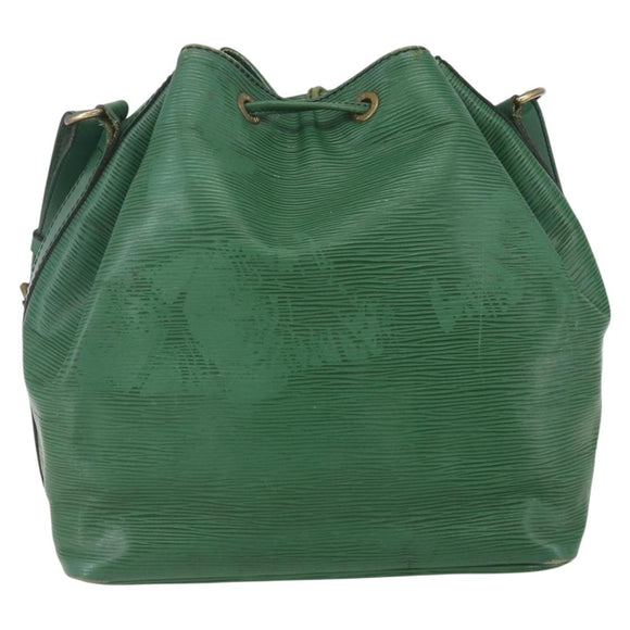 LOUIS VUITTON Epi Petit Noe Shoulder Bag Green M44104 LV Auth 164149
