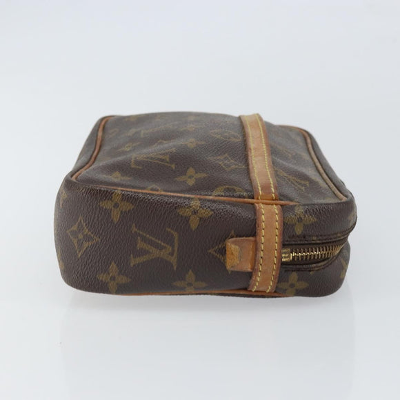 LOUIS VUITTON Monogram Compiegne 23 Clutch Bag M51847 LV Auth 164155