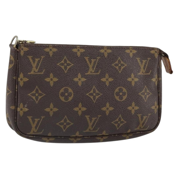 LOUIS VUITTON Monogram Pochette Accessoires Pouch M51980 LV Auth 164158