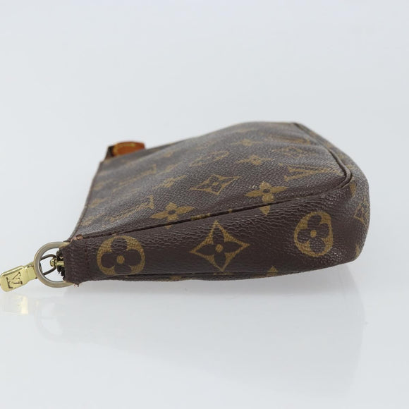 LOUIS VUITTON Monogram Pochette Accessoires Pouch M51980 LV Auth 164158