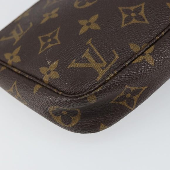 LOUIS VUITTON Monogram Pochette Accessoires Pouch M51980 LV Auth 164158