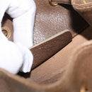 GUCCI GG Supreme Web Sherry Line Bag PVC Beige Gold 41 02 085 Auth 164159-12