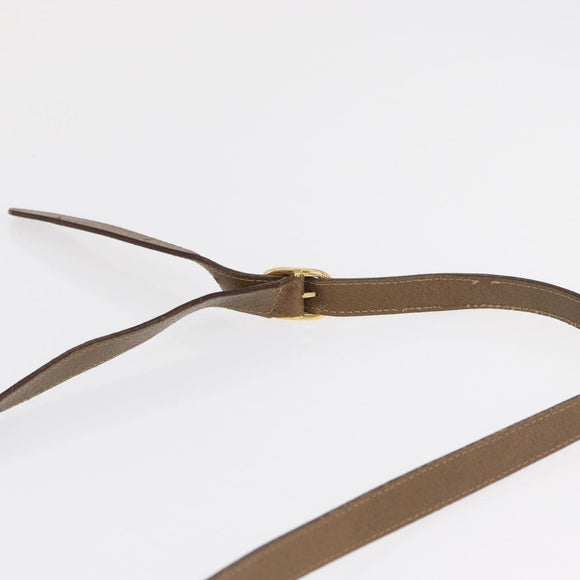 GUCCI GG Supreme Web Sherry Line Bag PVC Beige Gold 41 02 085 Auth 164159