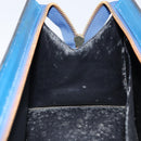 LOUIS VUITTON Epi Sac Triangle Hand Bag Blue M52095 LV Auth 164160-11