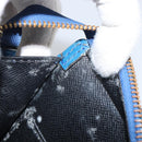 LOUIS VUITTON Epi Sac Triangle Hand Bag Blue M52095 LV Auth 164160-12