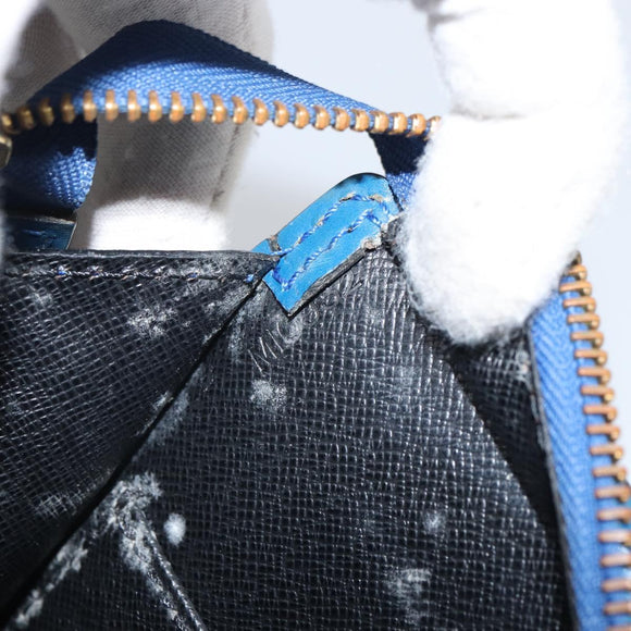 LOUIS VUITTON Epi Sac Triangle Hand Bag Blue M52095 LV Auth 164160