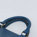 LOUIS VUITTON Epi Sac Triangle Hand Bag Blue M52095 LV Auth 164160-14